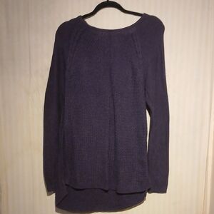 Sonoma Women's Rich Purple Crew Neck Sweater